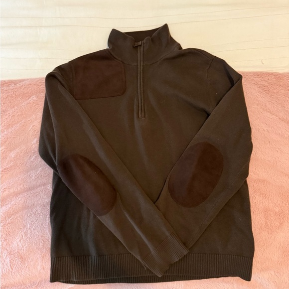 Vintage Ralph Lauren Brown Sweater with Elbow Patches - Picture 1 of 2